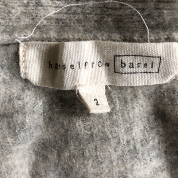 Hansel from Basel Gray Wool Silk Cardigan Cashmere - Picture 4 of 9